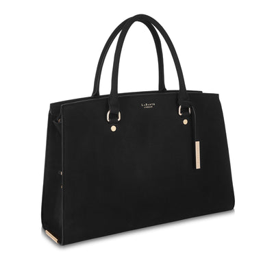 Black - Aricia Vegan Fashion Computer Bag
