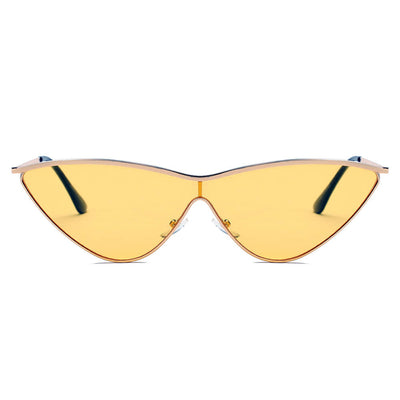 SUSTYA -  Women Fashion Tinted Cat Eye Sunglasses