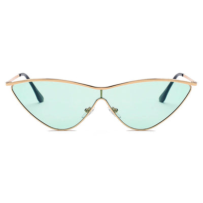 SUSTYA -  Women Fashion Tinted Cat Eye Sunglasses