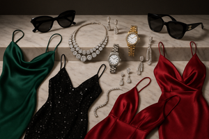 glamourous fashions for women watching hot girl club dresses sunglasses watches and jewelry for beautiful women